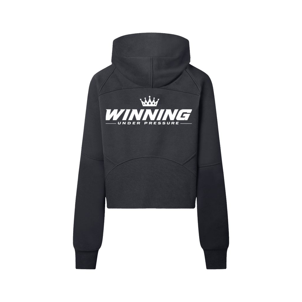 Cropped Half-Zip Hoodie