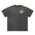Hand-Frayed Sunfade Paint Splatter T-Shirt